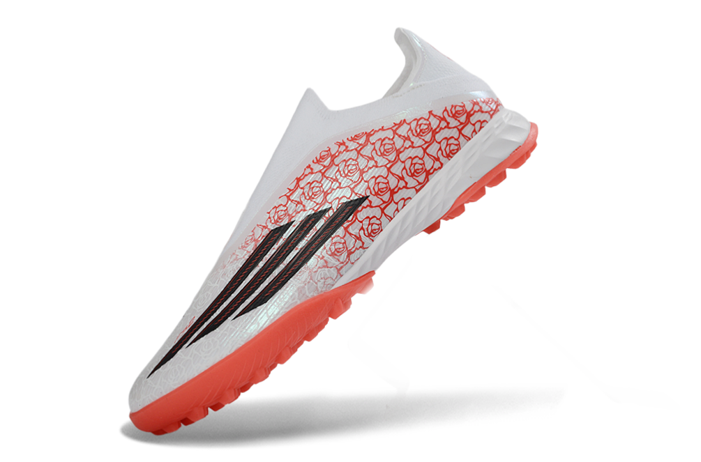 adidas F50 Laceless FG/AG Lamine Yamal - Mini Foot Footwear White/Core Black/Lucid Red