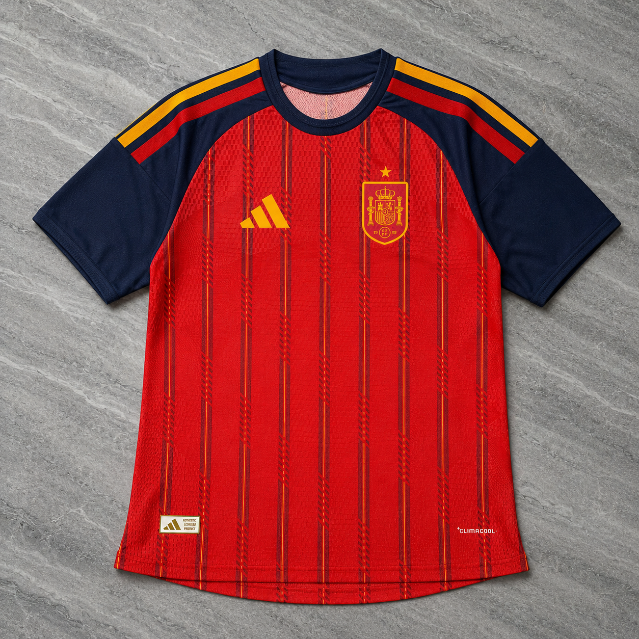 Maillot extérieur Espagne "Élégance Vintage" Coupe du Monde 2026