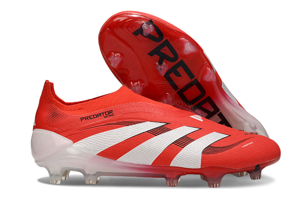 adidas Predator Laceless FG Pure Victory - Lucid Red/Footwear White/Core Black