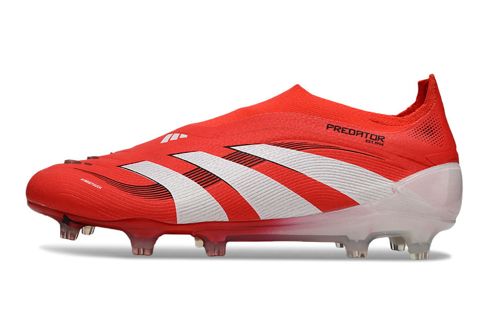 adidas Predator Laceless FG Pure Victory - Lucid Red/Footwear White/Core Black