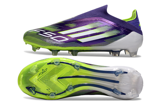 adidas F50 Laceless FG Radiant Blaze - Purple Rush/Footwear White/Lucid Lemon