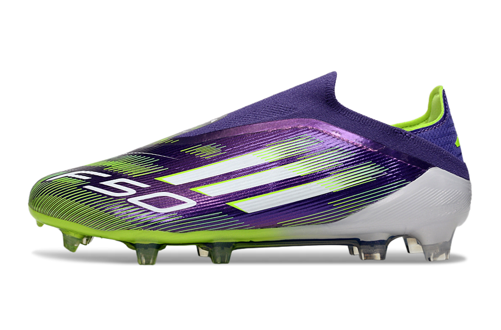 adidas F50 Laceless FG Radiant Blaze - Purple Rush/Footwear White/Lucid Lemon