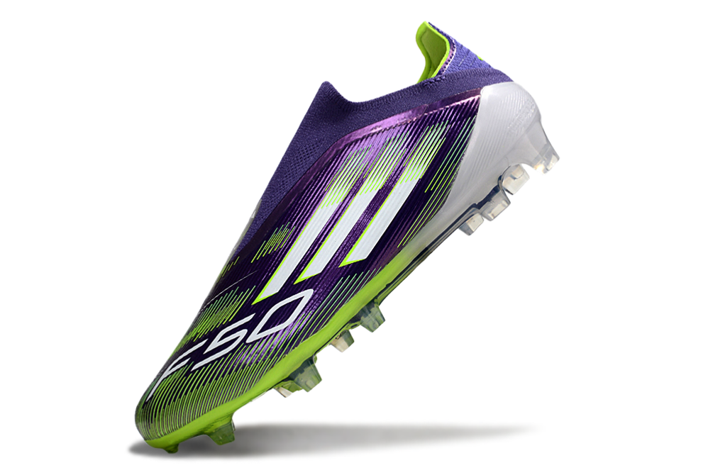 adidas F50 Laceless FG Radiant Blaze - Purple Rush/Footwear White/Lucid Lemon