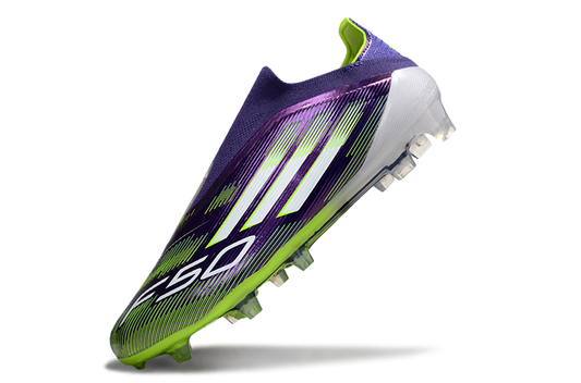 adidas F50 Laceless FG Radiant Blaze - Purple Rush/Footwear White/Lucid Lemon