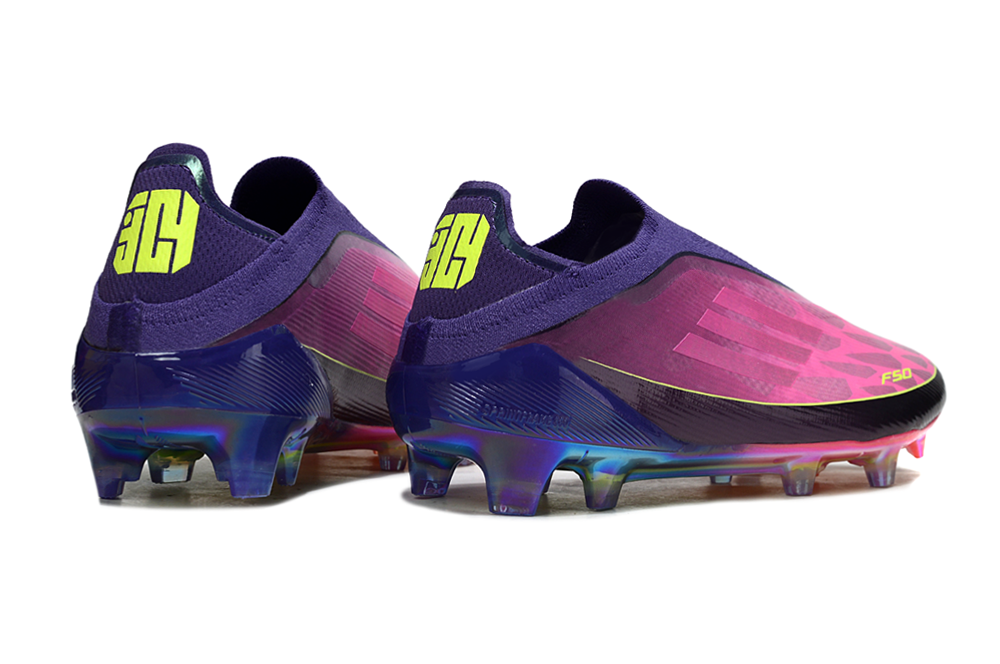 Adidas F50 Laceless FG Lamine Yamal - Unity Purple/Footwear White/Lucid Lemon